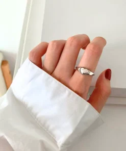 Anello in argento cuore Eléa