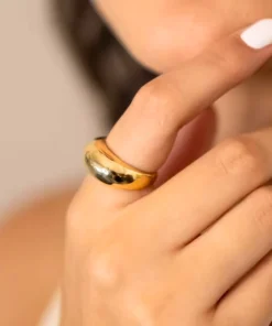 Anello chevalier oro Sana