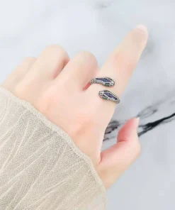 Anello serpente in argento