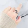 Anello serpente in argento