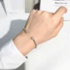 Bracciale rigido in argento da donna Ophélia