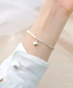 Bracciale in argento con perla Julietta