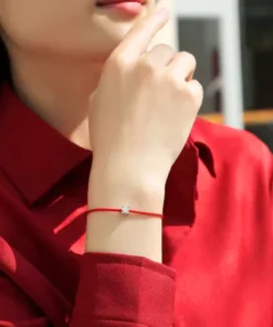 Bracciale con cordino e diamante Jess