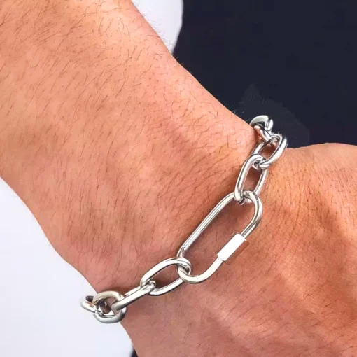Bracciale da uomo in argento