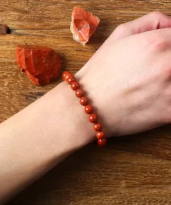 Bracciale in diaspro rosso Roma