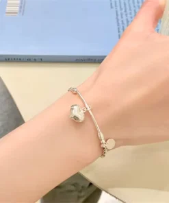 Bracciale in argento massiccio da donna Isabella