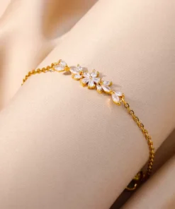Bracciale da donna in acciaio inox Marguerite
