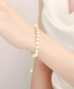 Alternative view of Bracciale con perle da donna Anaïs