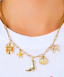 Collana con ciondolo oro donna elegante e raffinata gioiello senza tempo