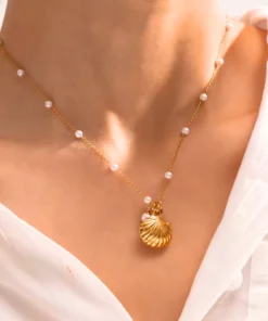 Collana con conchiglia donna Marianne