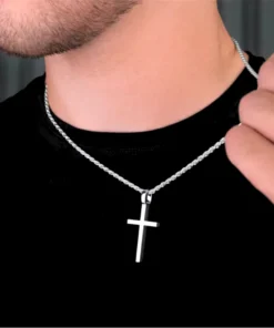 Collana con croce da uomo Thomas