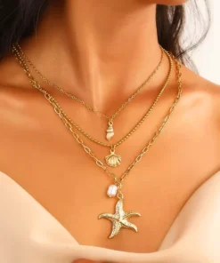 Collier etoile de mer Mila