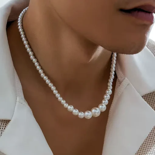 Collana con perla coltivata Elena - immagine 5