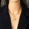 Collana sole dorata Alyssa
