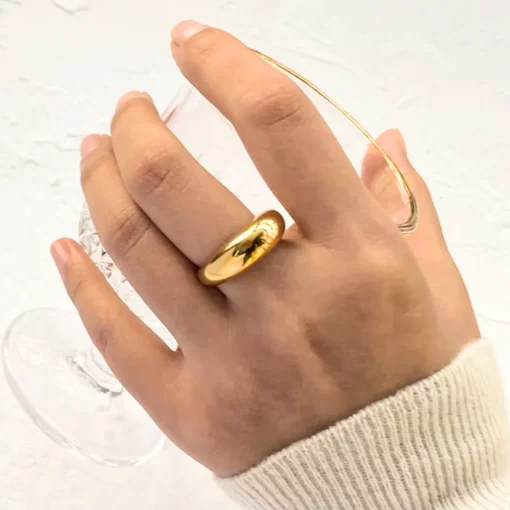 Anello chevalier oro Sana - immagine 2