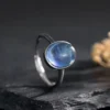 Anello vintage con zaffiro Zoé