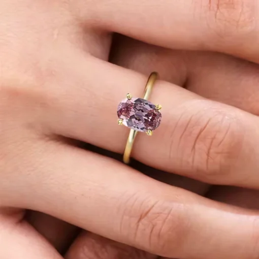 Anello in argento cuore Eléa - immagine 7