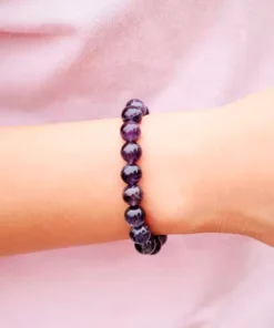 Alternative view of Bracciale ametista Suzanne