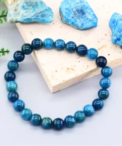 Alternative view of Bracciale apatite blu Alba