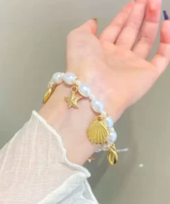 Alternative view of Bracciale con conchiglia Sasha