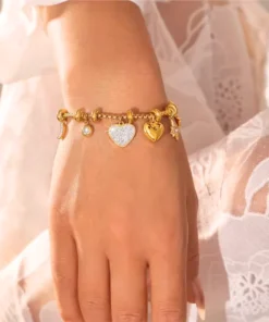 Alternative view of Bracciale Cuore Celeste