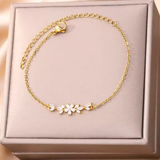 Bracciale da donna in acciaio inox Marguerite - immagine 2