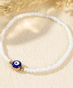 Alternative view of Bracciale occhio blu Livia