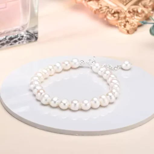 Bracciale con perla coltivata Ella - immagine 2