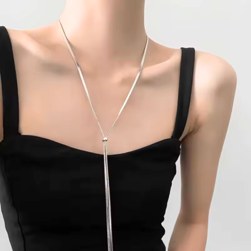 Collana lunga in argento Anastasia - immagine 2