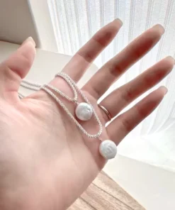 Alternative view of Collana in argento originale donna Ilyana