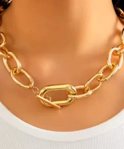 Alternative view of Collana donna maglie larghe Eva