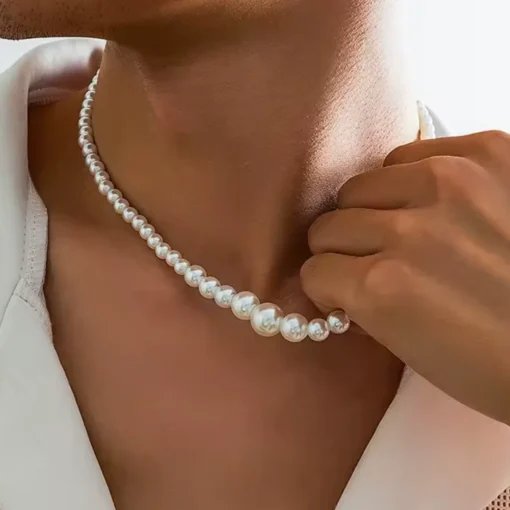 Collana con perla coltivata Elena - immagine 6