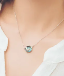 Alternative view of Collana pietra di luna Anna