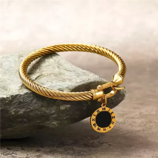 Bracciale donna oro Numeri Romani - immagine 3