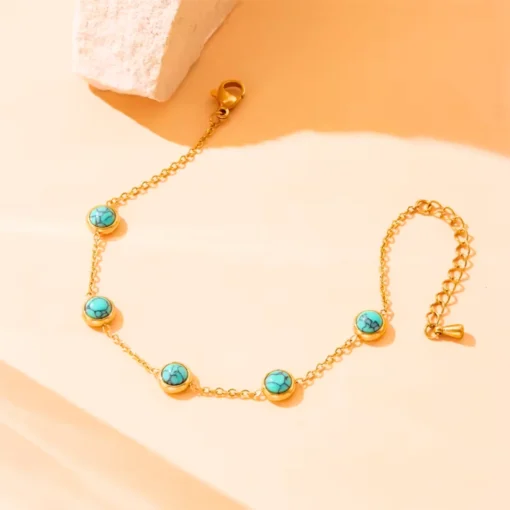 Bracciale turchese donna - immagine 3