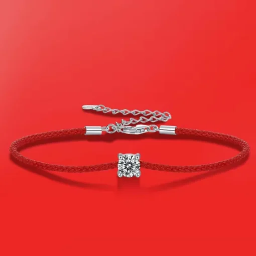 Bracciale con cordino e diamante Jess - immagine 5