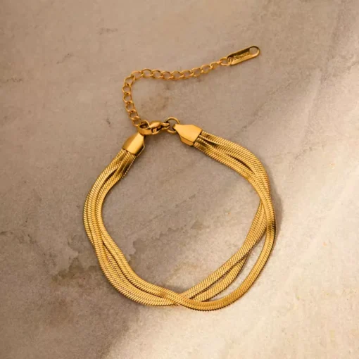 Bracciale dorato da donna Iris - immagine 4