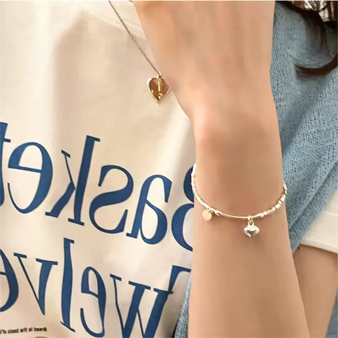 Bracciale in argento massiccio da donna Isabella - immagine 4