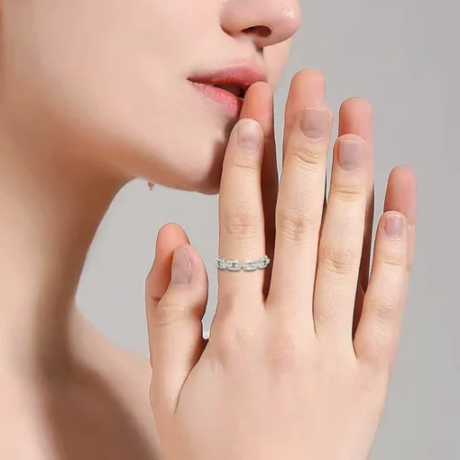 Anello fine in argento Noémie - immagine 9