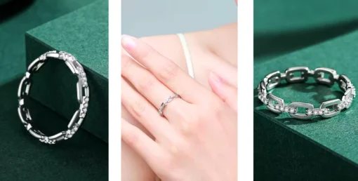 Anello fine in argento Noémie - immagine 13