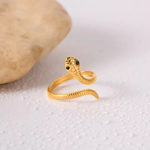 Anello serpente Celeste - immagine 5