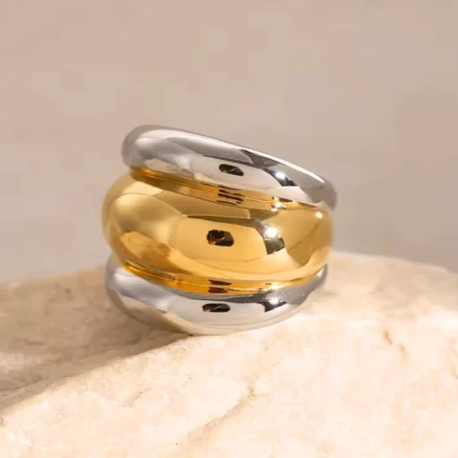 Anello oro e argento Zélie - immagine 5