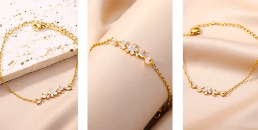 Bracciale da donna in acciaio inox Marguerite - immagine 5