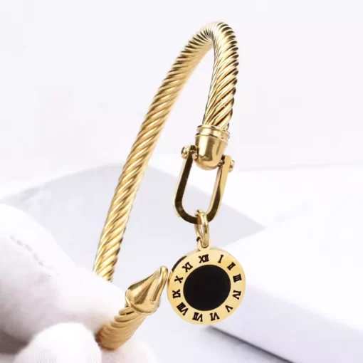 Bracciale donna oro Numeri Romani - immagine 5