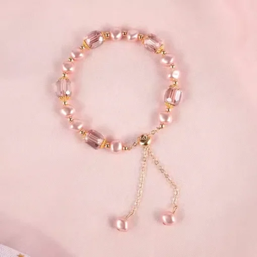 Bracciale donna in pietra naturale Camélia - immagine 5