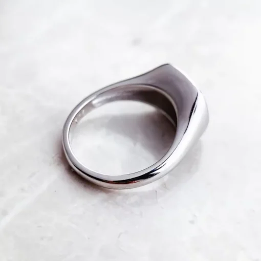 Anello chevalier da uomo in argento Lucas - immagine 5