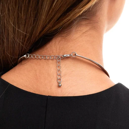 Collana girocollo in argento da donna Adèle - immagine 4
