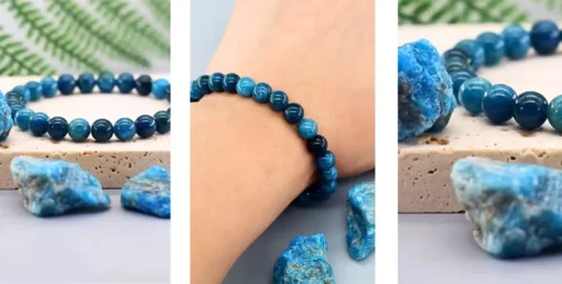 Bracciale apatite blu Alba - immagine 6