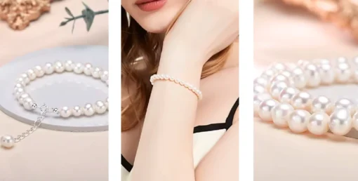 Bracciale con perla coltivata Ella - immagine 6