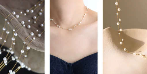 Collana girocollo con perla Lily - immagine 10